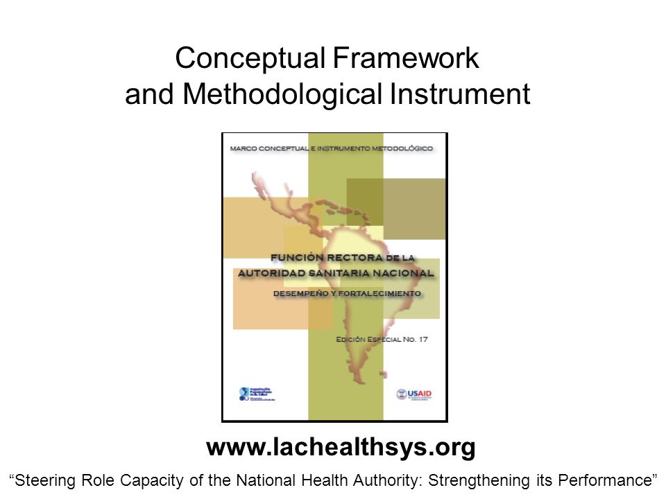 Conceptual Framework and Methodological Instrument   Steering Role Capacity of the National Health Authority: Strengthening its Performance