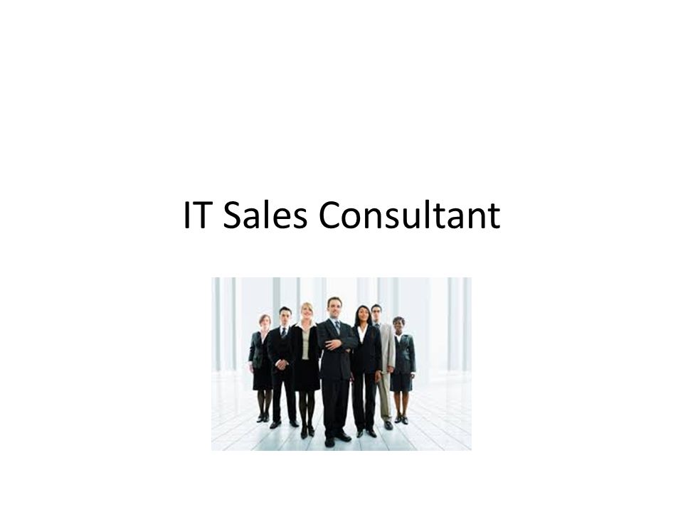 IT Sales Consultant