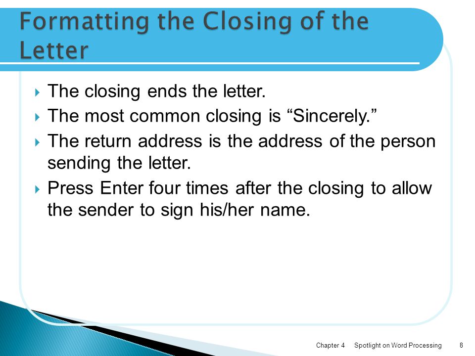 Synonyms For Sincerely In A Letter from images.slideplayer.com