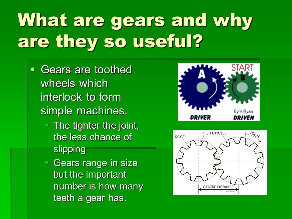 INTRO TO SIMPLE MACHINES:GEARS 