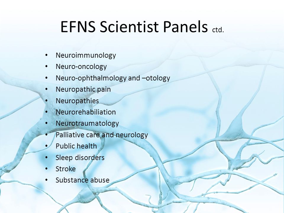 EFNS Scientist Panels ctd.
