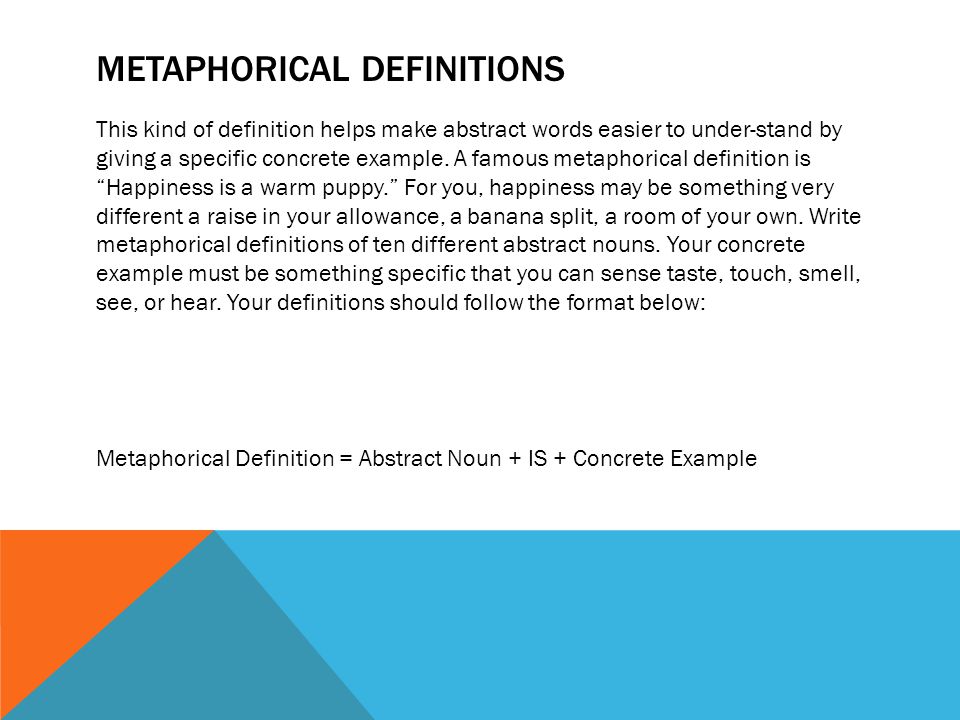 abstract words definition