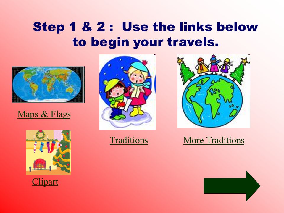 Step 1 & 2 : Use the links below to begin your travels.