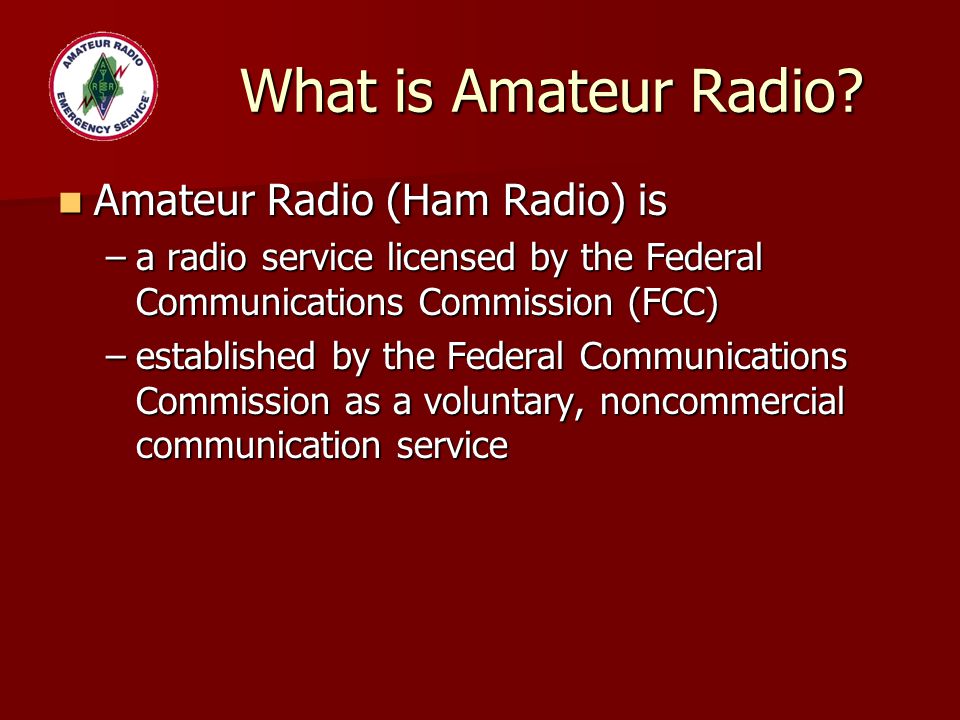 What is Amateur Radio and what can it do for you?. - ppt download