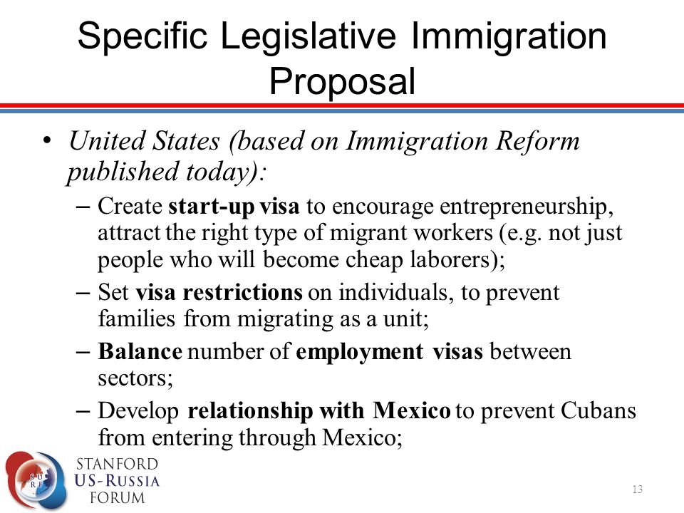 immigration reform thesis
