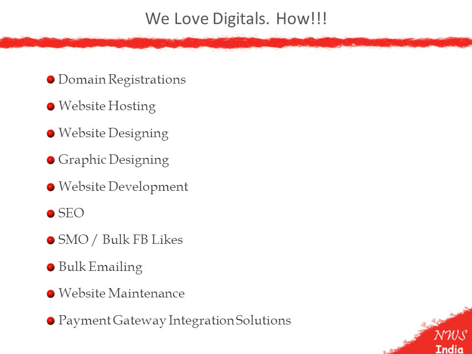 We Love Digitals. How!!.