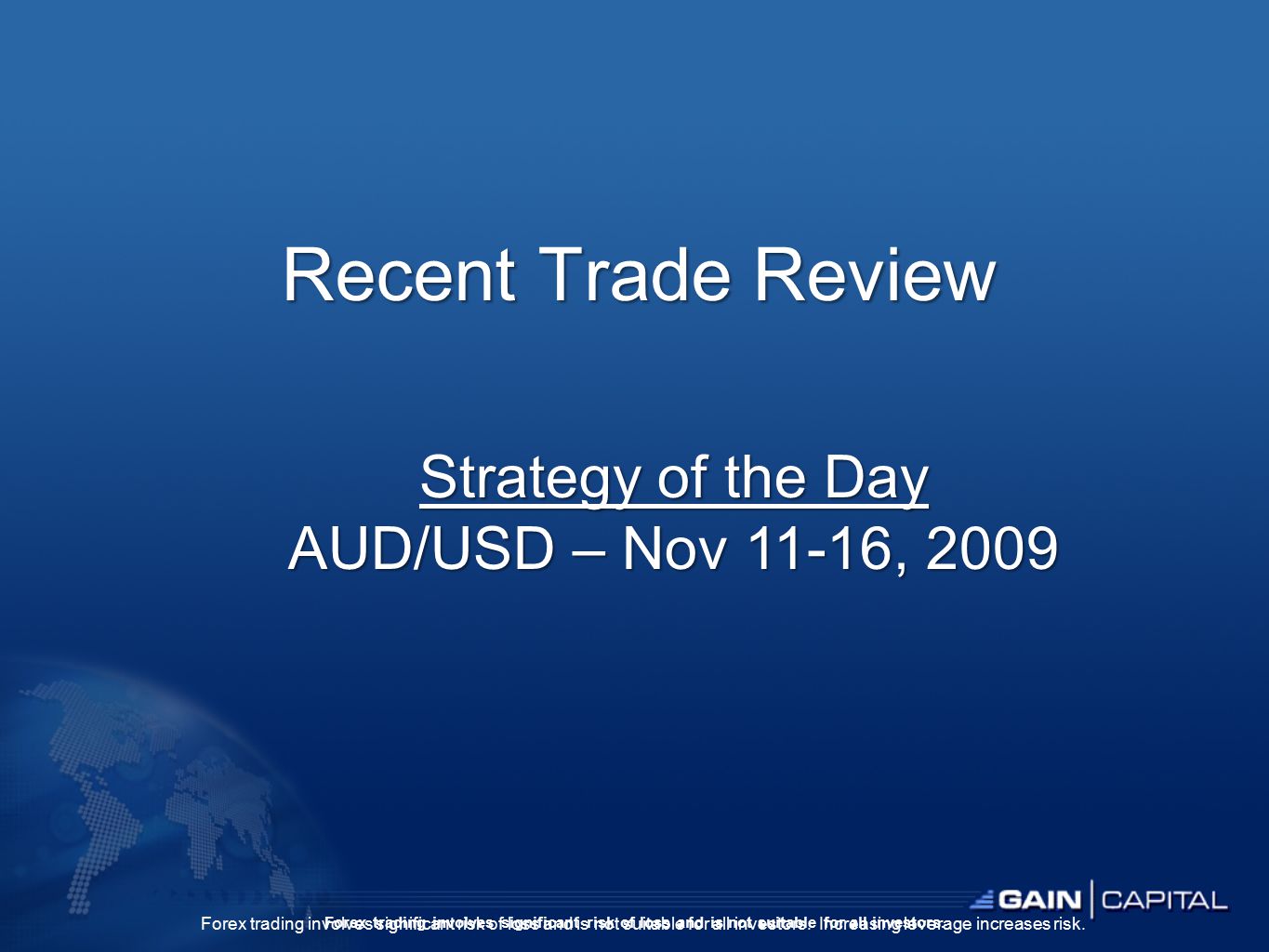 Todd Gordon Senior Technical Strategist Fx Trader Gai!   n Capital - 
