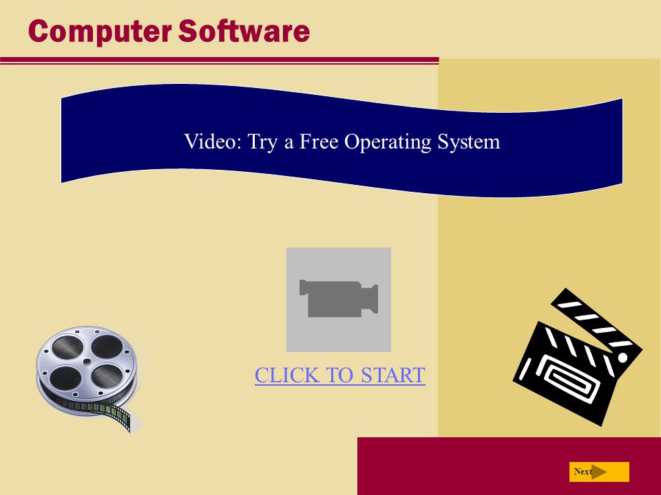 Computer Software Video: Try a Free Operating System Next CLICK TO START