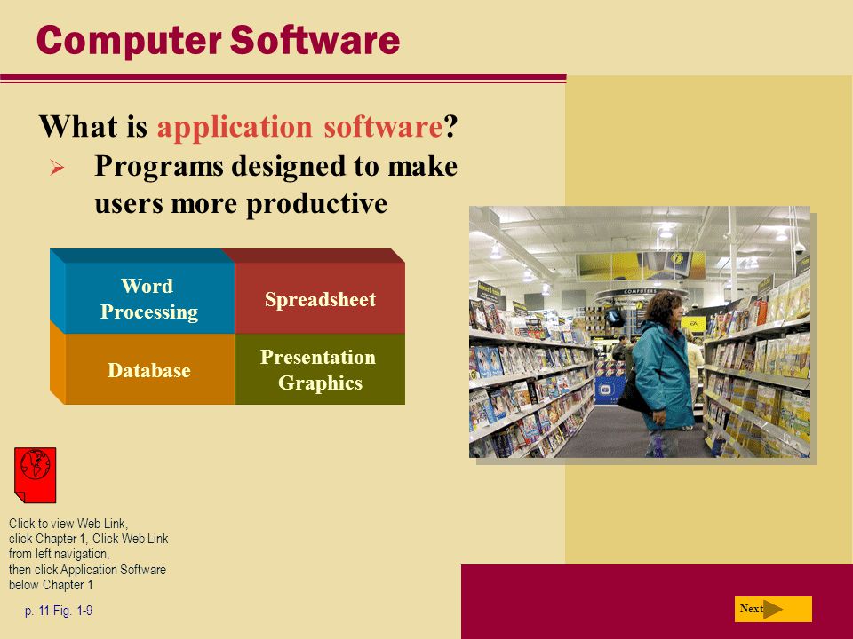 Computer Software What is application software. p.