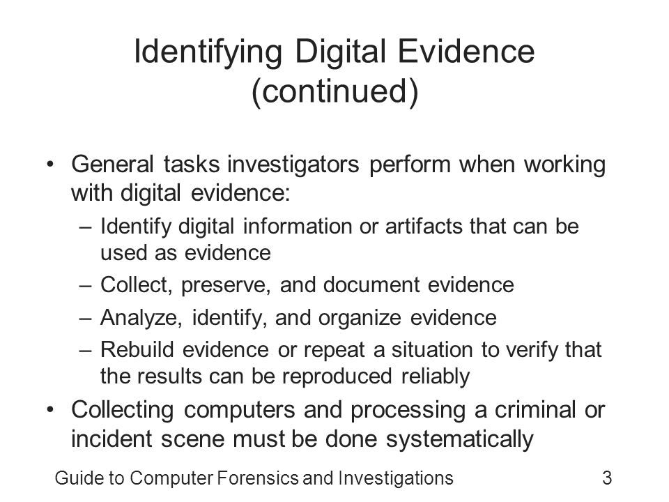 how to collect digital evidence