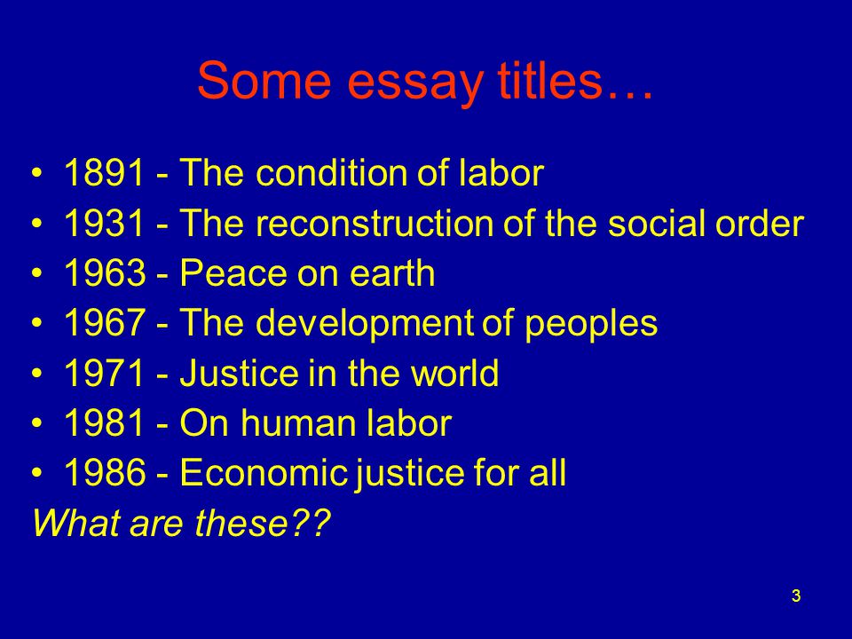economic justice essay