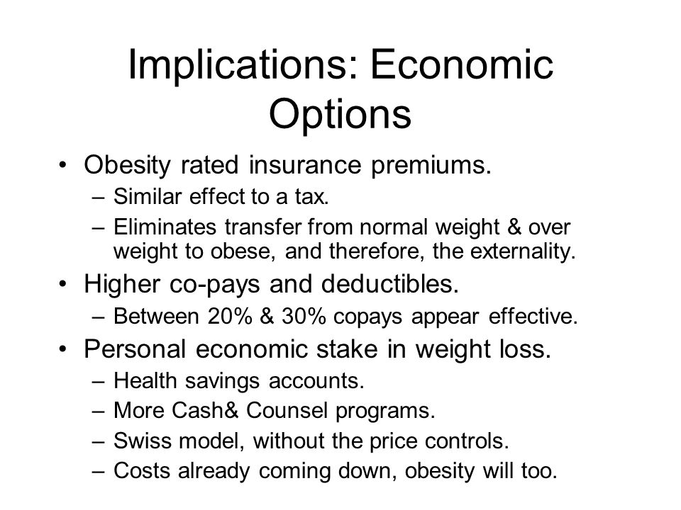 higher insurance premiums for obese