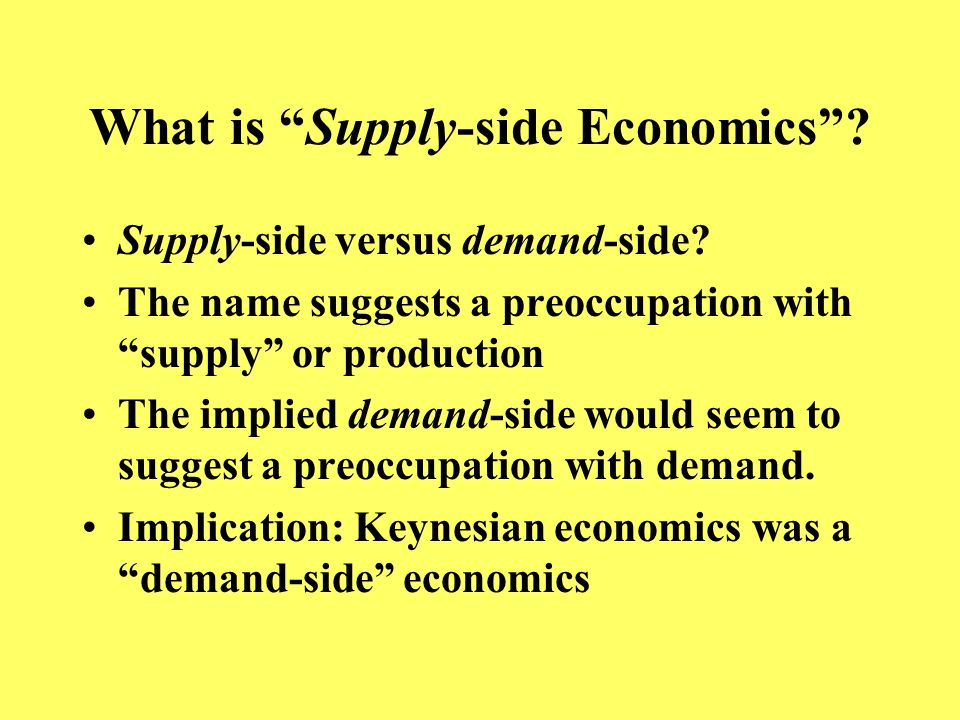 is supply and demand economics fair