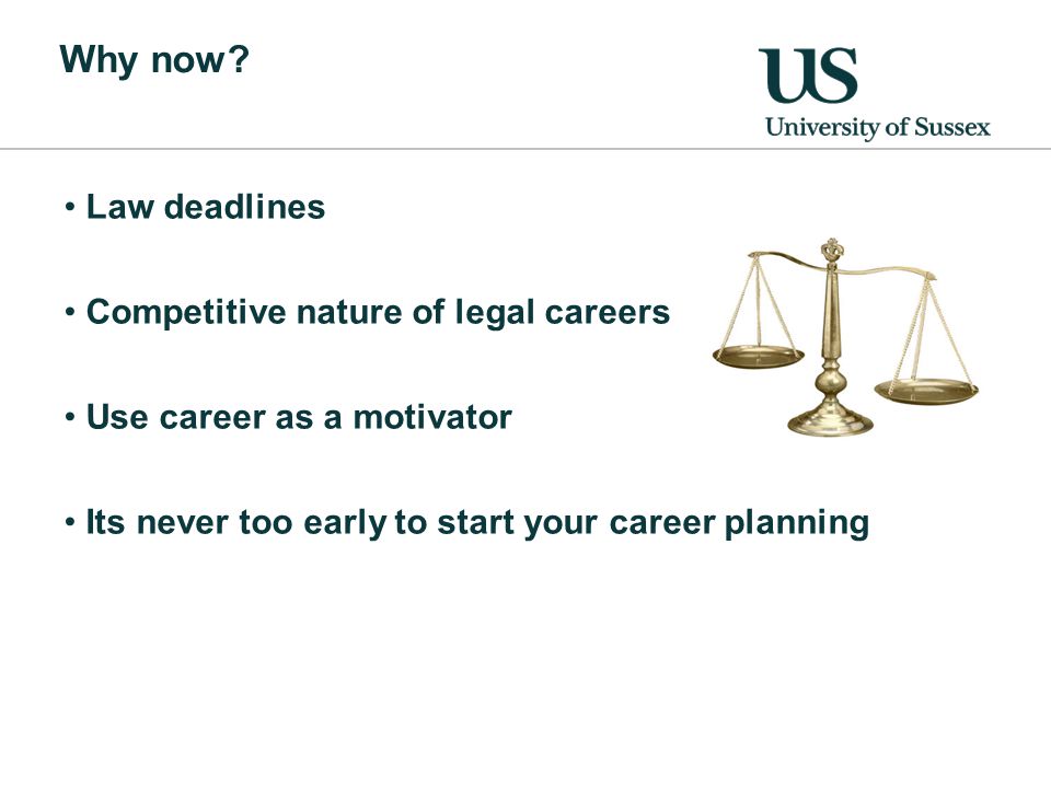 Law Early Career Planning. Some issues to consider What you ...