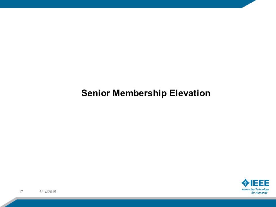 8/14/ Senior Membership Elevation