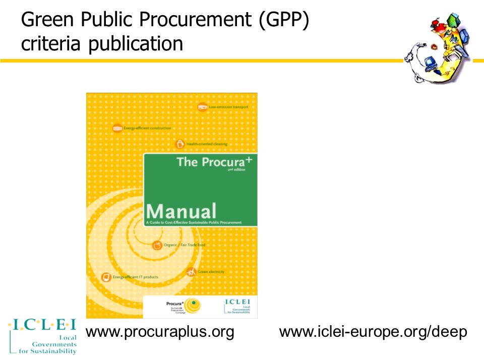 Green Public Procurement (GPP) criteria publication