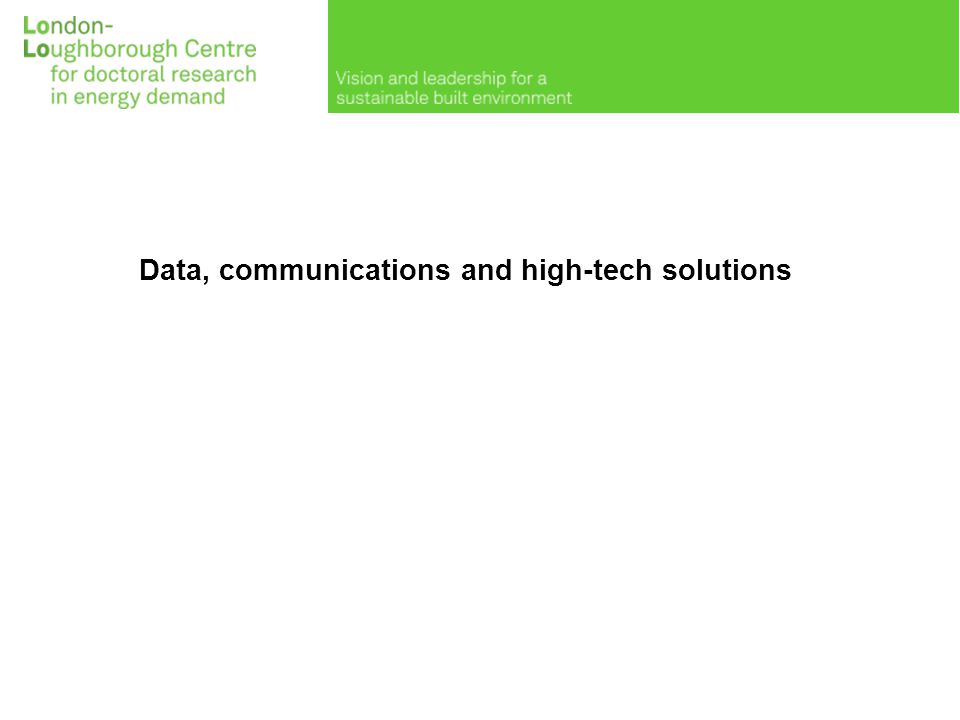 Data, communications and high-tech solutions