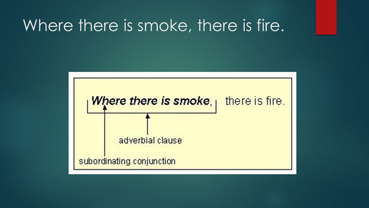 Where there is smoke, there is fire.