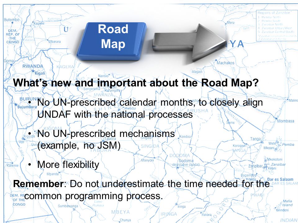 What’s new and important about the Road Map.