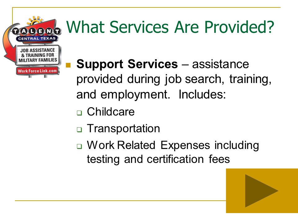 What Services Are Provided.