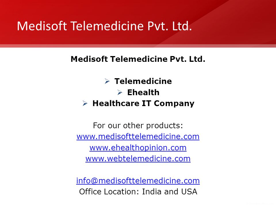 Medisoft Telemedicine Pvt. Ltd.