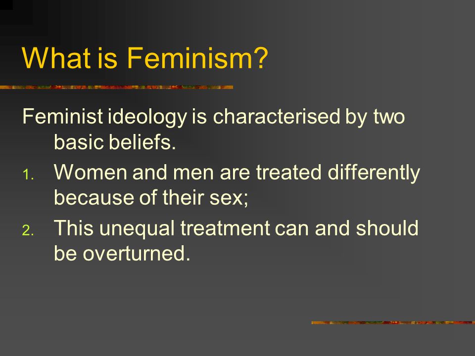 What is Feminism.