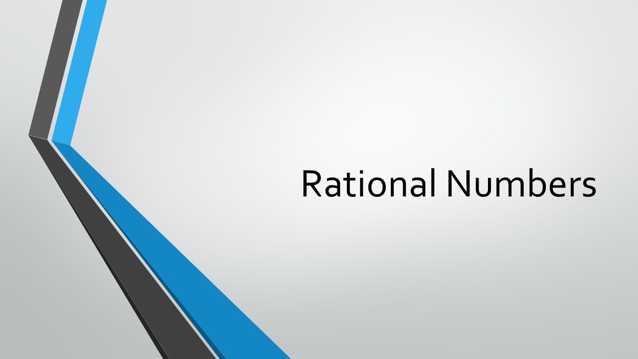 Rational Numbers