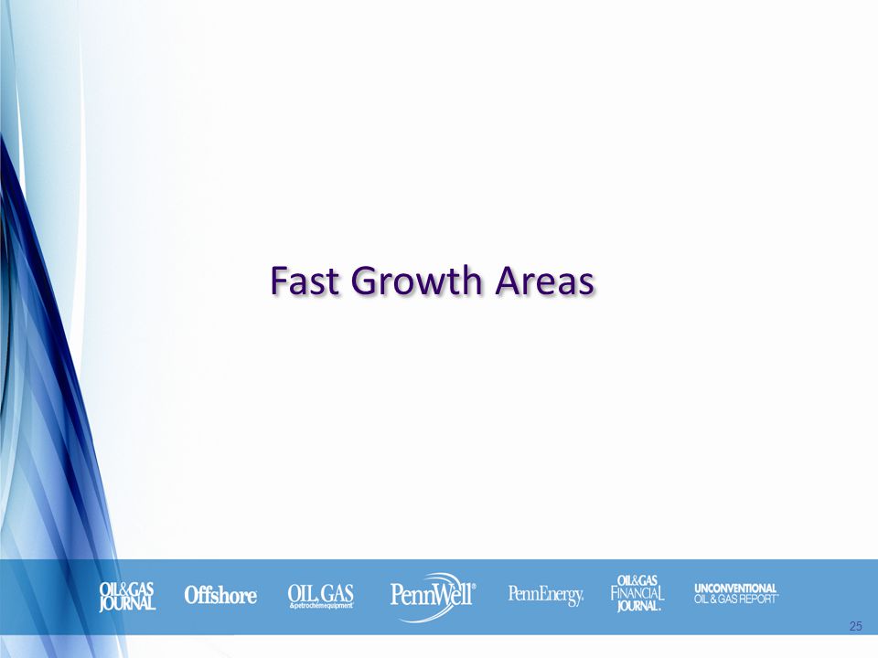 Fast Growth Areas 25