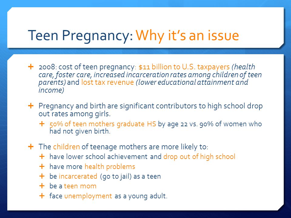 about teenage pregnancy essay