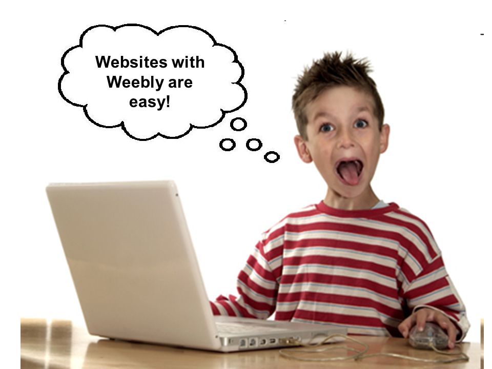 Websites with Weebly are easy!