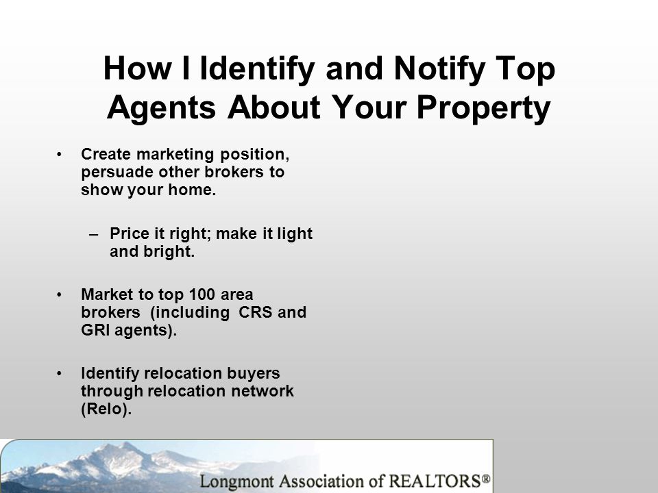 Where Do MY Buyers Come From Referrals Open houses Ads Sign calls Wild iris in Longmont