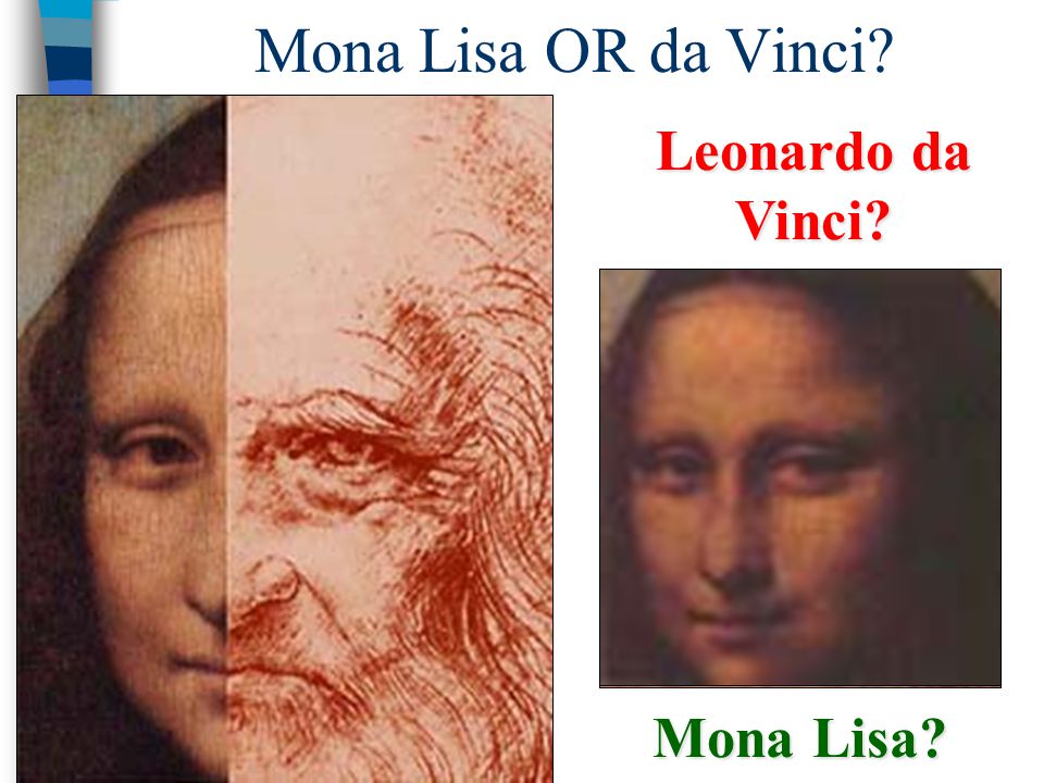 Mona Lisa OR da Vinci Leonardo da Vinci Mona Lisa