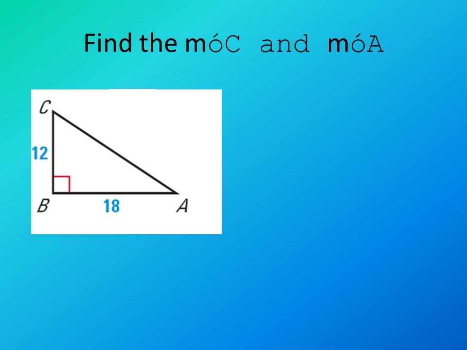 Find the m óC and m óA