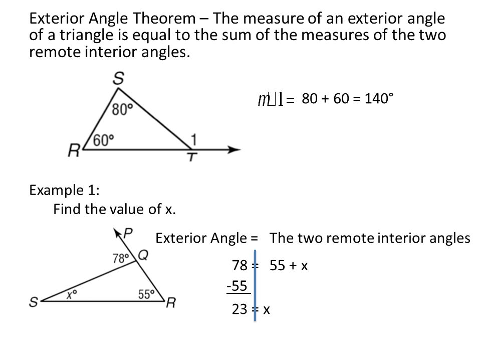 4 2 Angles Of Triangles Objectives The Student Will Be Able