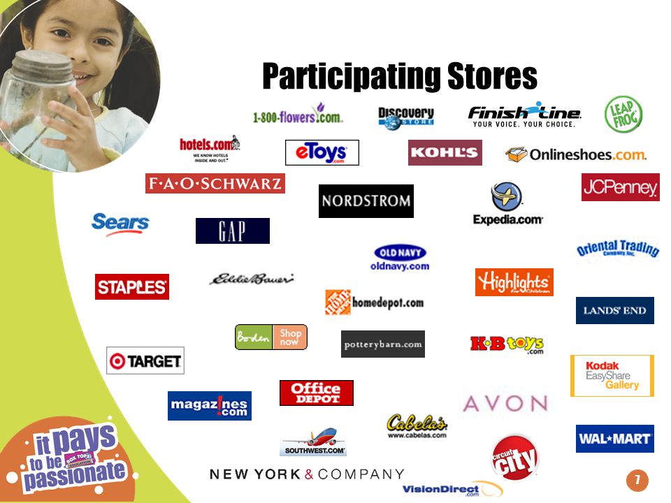 7 Participating Stores