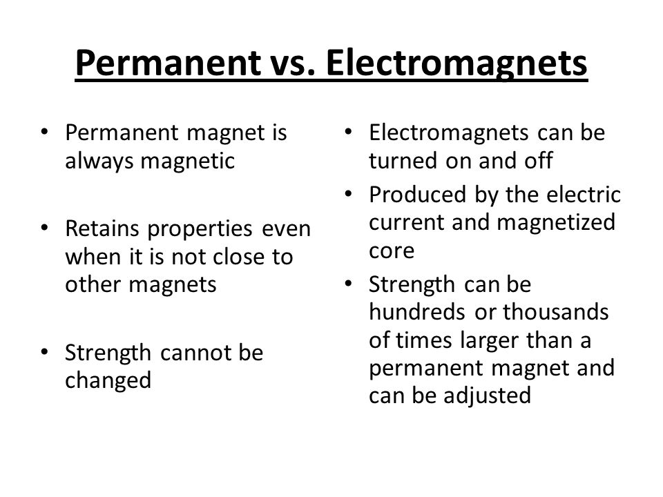 MAGNETS AND ELECTROMAGNETISM. MAGNETISM Electric currents or the movement  of electrons in an atom will create the property of magnetism in an object  What. - ppt download