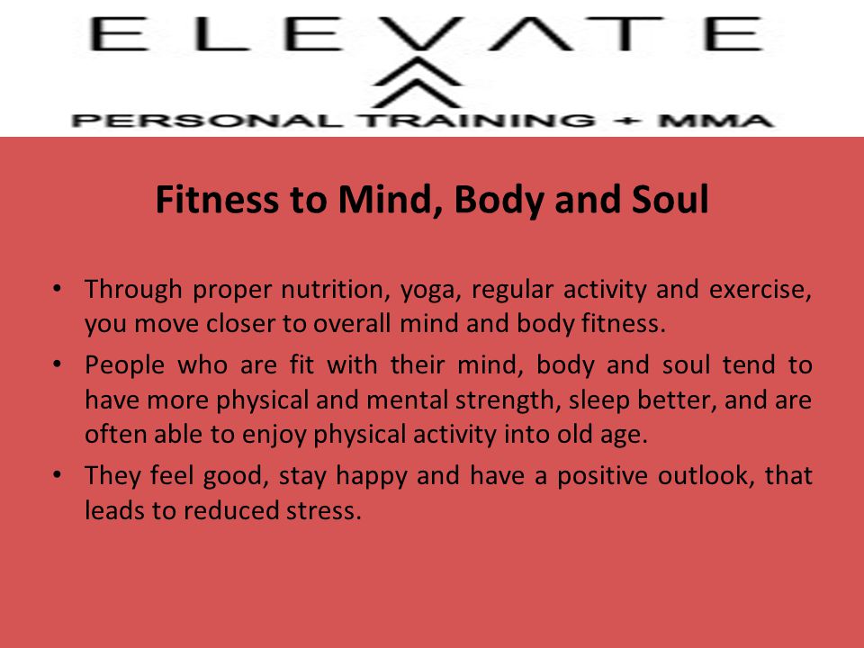 mind and body fitness