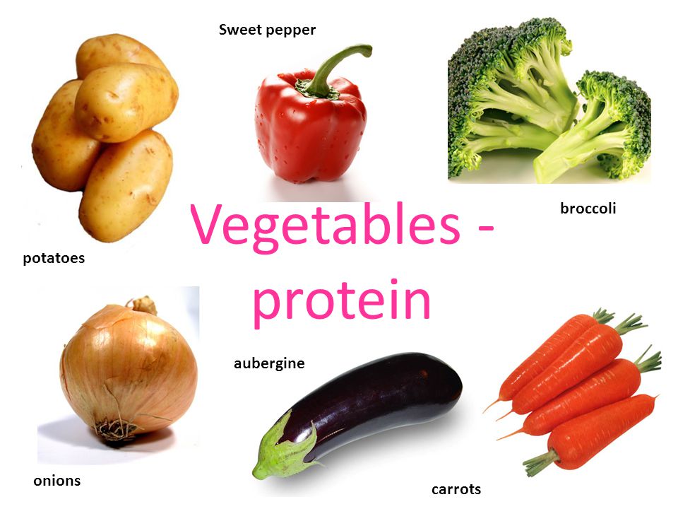 Vegetables - protein potatoes onions Sweet pepper broccoli aubergine carrots