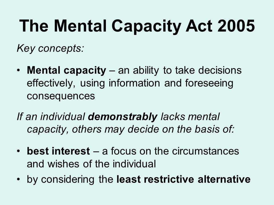 cheshire case law liberty act