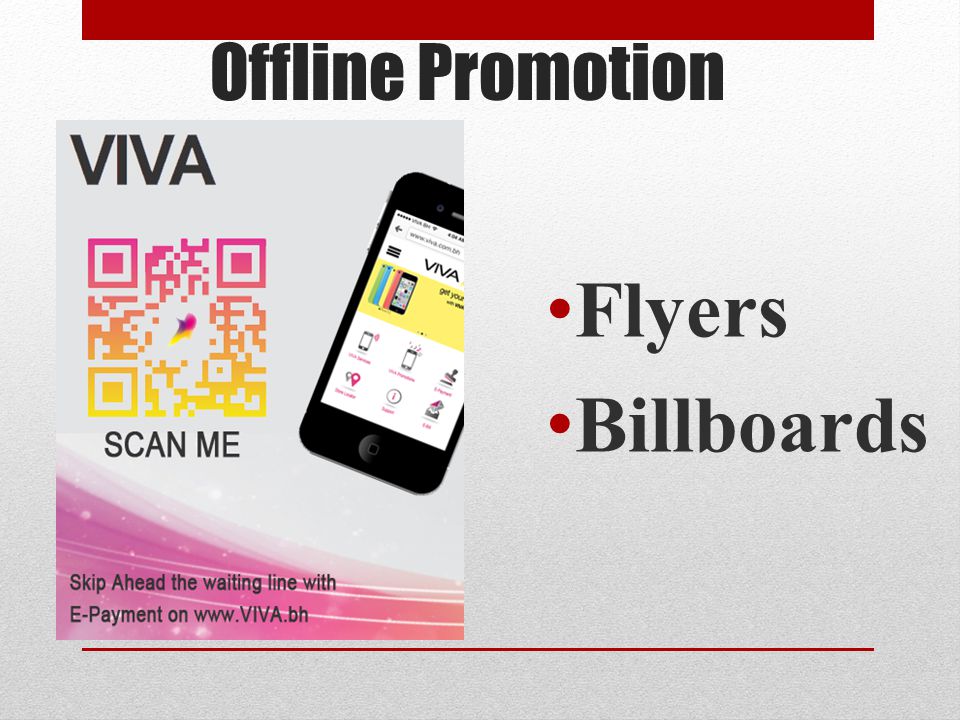 Offline Promotion Flyers Billboards
