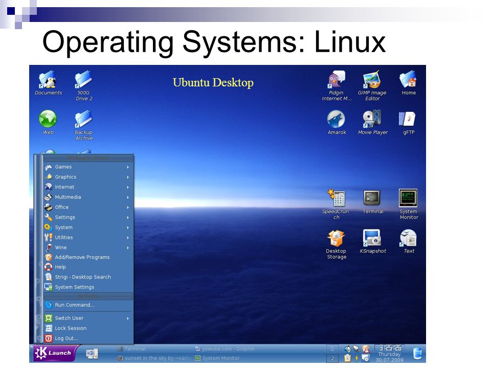 Operating Systems: Linux Ubuntu Desktop