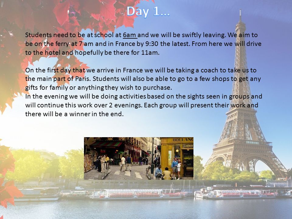 At Dartford Grammar School for Girls, we have been going on a year 9 Paris Trip for 17 years and have had positive feedback every time.