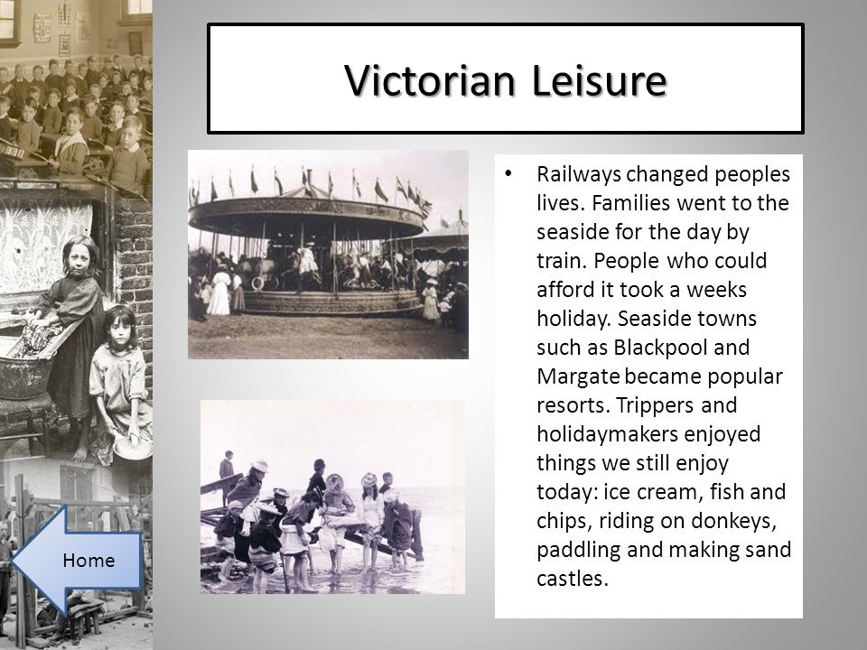 Victorian Leisure Railways changed peoples lives.