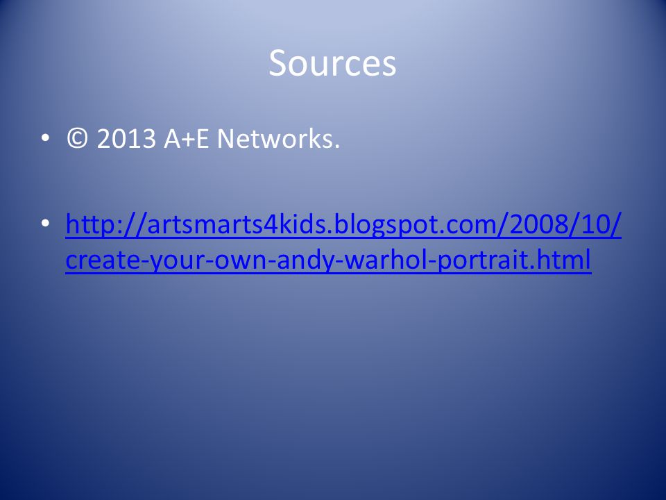 Sources © 2013 A+E Networks.