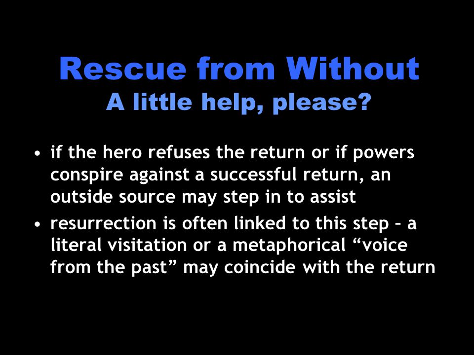 rescue from without definition