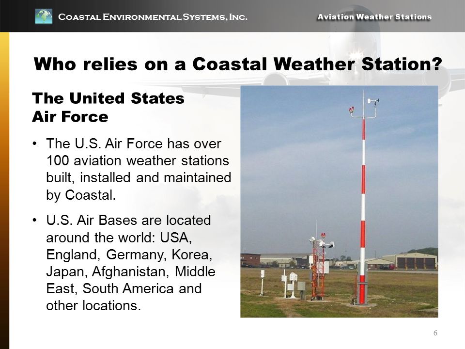 Coastal Environmental Systems, Inc. Aviation Weather Stations 8/15 ...