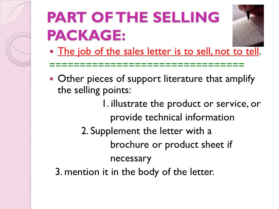 Sales Letter Ms Debs F Dianco What Is A Sales Letter It Is A