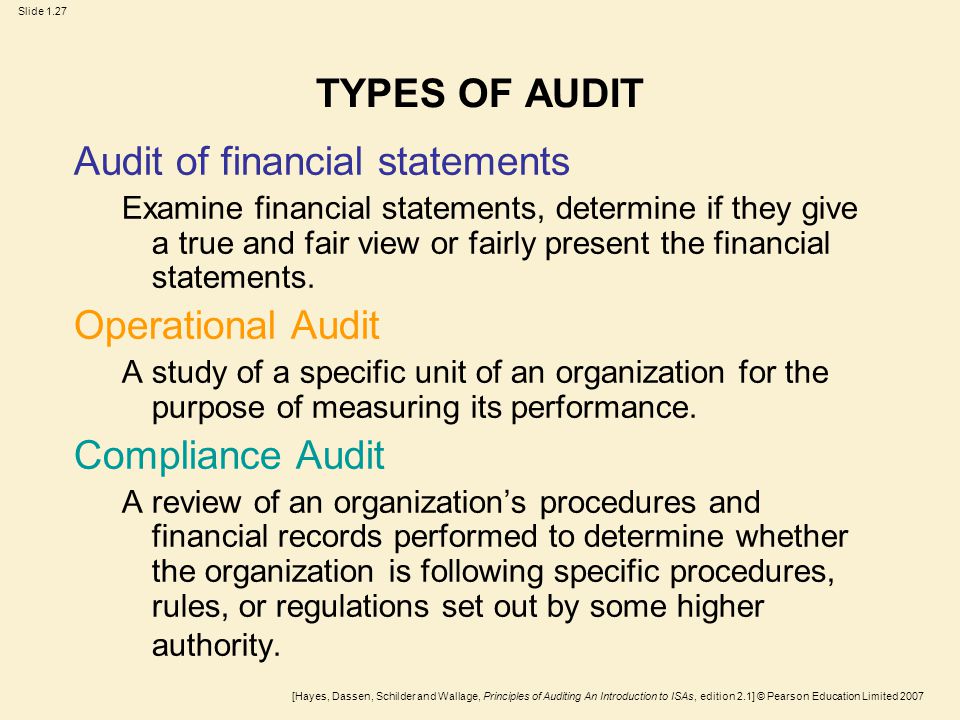 [Hayes, Dassen, Schilder and Wallage, Principles of Auditing An ...