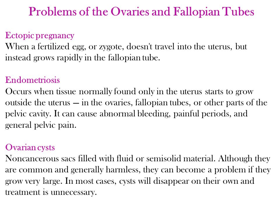Ectopic pregnancy When a fertilized egg, or zygote, doesn t travel into the uterus, but instead grows rapidly in the fallopian tube.