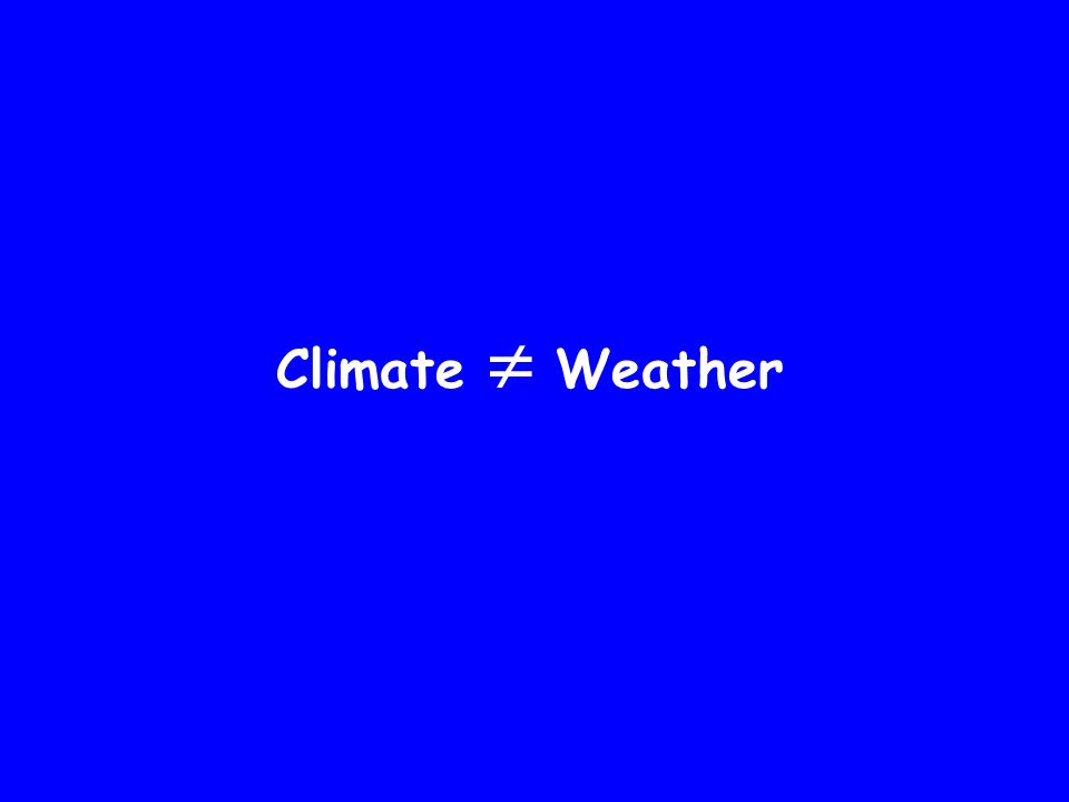 Climate  Weather